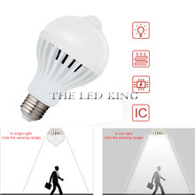 PIR Motion Sensor Lamp 3W 5W 7W 9W E27 220V LED Bulb Lights Auto Smart Sound & Light Control Led Bulbs Home Lighting Gate Stairs 2024 - buy cheap