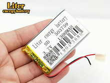 Bateria de polímero de lítio 3.7v 1300mah, para navegador gps, brinquedo, bateria recarregável universal de alto-falante mp3 mp4 2024 - compre barato