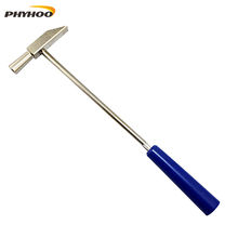 Martillo con mango de goma azul/cable de acero inoxidable, Mini mazo de potencia reducido multiusos para herramientas de reparación de joyería 2024 - compra barato