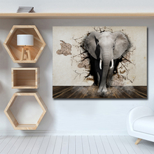 Pósteres de pintura en lienzo con efecto 3D de animales nórdicos, imágenes artísticas de pared para sala de estar, decoración del hogar, impresiones, envío gratis 2024 - compra barato