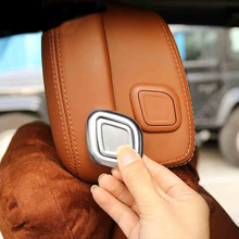 Funda de cojín Interior para asiento de coche, cubierta de botón de ajuste, pegatina embellecedora de lentejuelas para Maserati Ghibli Levante Quattroporte 2024 - compra barato