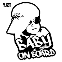 YJZT 15X17.5CM Hip Hop Baby On Board Creative Cartoon Car Sticker Whole Body Decoration Accessories C25-0115 2024 - buy cheap