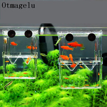 Mini Fish Breeding Isolation Box Fish Tank Aquarium Breeder Box Double Holes Betta Fish Hatching Incubator Aquarium Fish Bowl 2024 - buy cheap