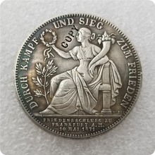 1871 estados alemães moeda copiar moedas comemorativas-réplica moedas medalha moedas colecionáveis 2024 - compre barato