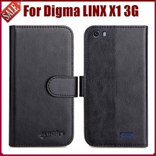 Горячая распродажа! Чехол Digma LINX X1 3G, Новое поступление, 6 цветов, высококачественный защитный кожаный флип-чехол, сумка для телефона 2024 - купить недорого