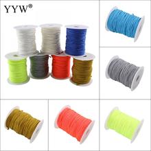 2018 Hot Sale 50m/Spool 3x1mm Nylon Cord Satin European Braided String Mixed 8 Colors Jewelry Findings Beading Cord Rope Thread 2024 - buy cheap