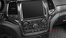 Tomefon para jeep grand cherokee 2014 2015 2016 2017 2018 interior gps quadro de navegação capa guarnição abs estilo do carro sobreposição 1 pçs 2024 - compre barato
