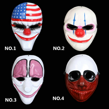 Máscara de palhaço assustadora para festa de halloween, carnaval, dia das bruxas, máscara de pvc assustadora, boneco, correntes, máscara hoxton, cosplay, novo, 2018 2024 - compre barato
