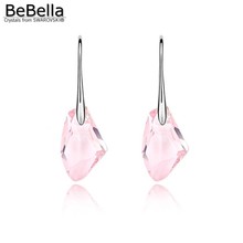 BeBella-pendientes colgantes de cristal para mujer, aretes con cristales de Swarovski, regalo de cumpleaños, joyería 2024 - compra barato