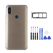 for Xiaomi Redmi S2/ Redmi Y2 Battery Back Cover Rear Housing Metal Rear Door Card Tray Holder Repair Spare Parts+Side Key 2024 - buy cheap