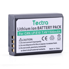 Tectra 1xLP-E10 LPE10 LP E10 Battery for Canon EOS Rebel T3 T5 T6 Kiss X50 Kiss X70 EOS 1100D EOS 1200D EOS 1300D 2024 - buy cheap