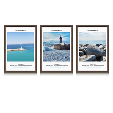 Lighthouse Sea Beach Cobblestone Landscape Nordic Posters And Prints Wall Art Canvas Painting Wall Picture For Living Room Decor 2024 - buy cheap