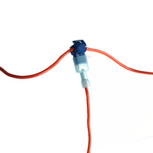 Conector de cabo de fio 50 peças/25 pares, conectores azul isolado emenda rápida terminal de fio conector de crimpagem 2.5-4,0mm2 awg 16-14 30% de desconto 2024 - compre barato