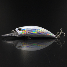 Mini isca moda de pesca artificial, isca dura para atrair peixes, 1 peça, 6.5cm / 4.5g 2024 - compre barato