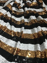 Fashionable Cyndi-11.818 com contas de tule bordado tecido de renda líquida francês para o vestido de festa 2024 - compre barato