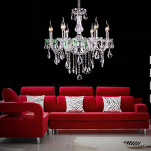 European Crystal Chandelier dining room crystal chandelier 6 lights modern kitchen chandeliers candle lights interior lighting 2024 - buy cheap