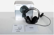 Original Samson SR850 monitoring headset with velour earpads semi-open-monitor headphone for studio,PC recording karaoke game 2024 - buy cheap