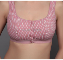 Wireless seniority cotton bra young girl big bust vest design underwear front button Lingerie bralette women push up bras C3-5 2024 - buy cheap