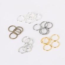 Alta qualidade 500 2. 0.6*4mm ferro alça única aberta anéis de salto anéis divididos joias de metal achados para colar pulseira diy 2024 - compre barato
