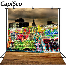 Capisco Seamless Backdrop Background Photography Studio Props Abstract Graffiti Street Wall Photographic 2024 - buy cheap