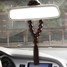 Wood Buddha beads car rearview mirror pendant ornament FOR Buick Regal Lacrosse Excelle GT/XT Ford Focus Fusion Escort Kuga 2024 - buy cheap