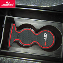 Smabee Anti-Slip Gate Slot Mat For Peugeot 308 T9 2014~2019 Cup Holders Interior Accessories Rubber Non-slip mats 13pcs 2024 - buy cheap