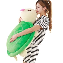 Dorimytrader Big Animal Turtle Plush Toy Big Soft Anime Tortoise Pillow Doll Gift for Kids Decoration 60cm 95cm DY61981 2024 - buy cheap