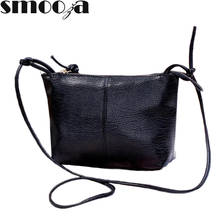 SMOOZA 2020 New Arrivals Pu Leather Women Messenger Bags Fashion Casual Shoulder Bag Crossbody Bag Small Vintage Women's Handbag 2024 - buy cheap
