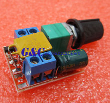Mini DC 5A Motor PWM Speed Controller 3V-35V Speed Control Switch LED Dimmer 2024 - buy cheap