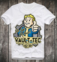 T Shirt Vault Tec Game Gamer Gaming Cult Vintage Retro Nerd Geek Gaming Men T Shirt 2019 Summer Male O-Neck  Mens T Shirts 2024 - buy cheap