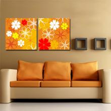 Wholesale abstract geometric pattern oil painting print on canvas wall pictures for bedroom living room home decor RZ-FL-006 2024 - buy cheap