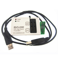 1 шт. USB MinPro100B программист для основной платы BIOS SPI FLASH 24/25 EEPROM 2024 - купить недорого