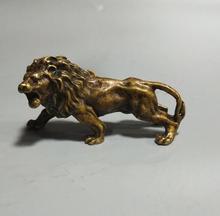 China's archaize pure brass lion small statue #3 2024 - buy cheap