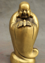 Xd 003242 7 buda maitreya de bronze puro, estátua de buda maitreya para riqueza 2024 - compre barato