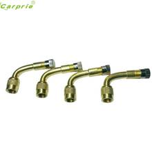 High Quality  Brass Air Tyre Valve Extension Car Truck Motorcycle Wheel Tires Parts 90 Degree 2024 - buy cheap