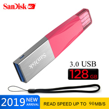 Sandisk SDIX40 MFi iOS Usb Flash Drive For iPad/iPhone Phone lightning 3.0 USB Stick For iPhone6 7 8 X XS XR Pendrive 128GB Disk 2024 - buy cheap