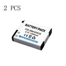 WHCYonline 2 Pieces 1250mAh DMW-BCM13E DMW BCM13E Camera Battery For  Panasonic DMC-ZS30 TZ40 TZ41 TS5 FT5 2024 - buy cheap