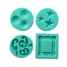 Silicone Mold Photo Frame Star Sugarcraft Cupcake Chocolate Baking Mold Fondant Cake Decorating Tools 2024 - buy cheap