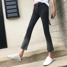 CTRLCITY Spring Slim Fit Plus Size Flare Jeans High Waist Stretch Skinny Jean Vintage Tassel Pants Denim Trousers 2024 - buy cheap