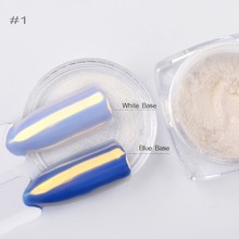 Purpurina holográfica para decoración de uñas, 1 caja de 2 gramos, polvo de espejo, perla, lentejuelas, Gel UV, pigmento cromado, TY827 2024 - compra barato