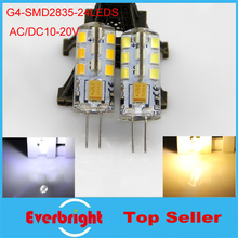 5 pcs/lot G4 LED Bulb lamp SMD 2835 24 Leds 5W/AC 3W/DC Led Corn Lights 12V 360 Degree Replace Halogen Lamp 2024 - buy cheap