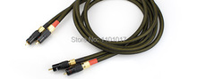 Aucharm AURSCR3 посеребренный аудио соединительный кабель HIFI EXQUIS 4N красный медный провод RCA разъем из углеродного волокна 2024 - купить недорого
