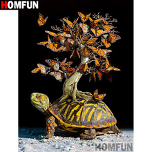 HOMFUN Full Square/Round Drill 5D DIY Diamond Painting "Turtle landscape" Embroidery Cross Stitch 3D Home Decor Gift A12434 2024 - buy cheap