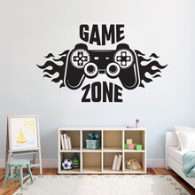 Kids Bedroom Wall Decal Sticker Home Decoration Game Zone Gamer Art Decal Mural Poster Boys Palyroom Wall Decoration G59 2024 - buy cheap