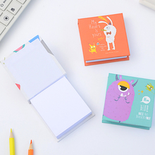 Cute Animal Cartoon Memo Pads Kawaii Simple Paper Self-Adhesive Post Notes Stationery for School and Office 2024 - buy cheap