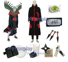 Apparel Naruto Akatsuki Zetsu Cosplay Costume With All Accessories Set For Halloween Party Free Shipping 2024 - buy cheap