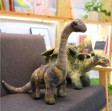 1pc simulation diplodocus stegosaurus tyrannosaurus rex stinger dinosaur soft plush doll pillow cushion creative stuffed toy 2024 - buy cheap