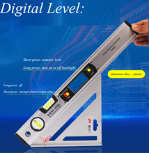 MEIKE-medidor de nivel de pantalla Digital electrónica, instrumento de medición de aleación de aluminio, herramientas de decoración de nivel Digital de alta precisión 2024 - compra barato