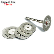 10pcs 22mm diamond disc diamond grinding wheel dremel cutting disc abrasive sharpening tools mini drill rotary tool accessories 2024 - buy cheap