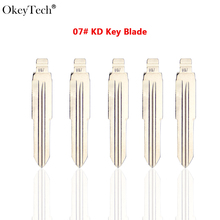 Okeytech 10PCS/LOT Metal Blank Uncut Flip KD Remote Key Blade Type #07 for Mitsubishi Key Blade 2024 - buy cheap